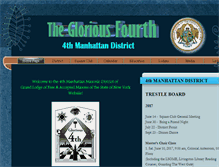 Tablet Screenshot of gloriousfourth.org